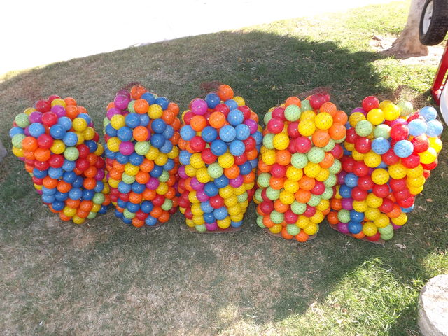 Alberca de pelotas con DunkTank